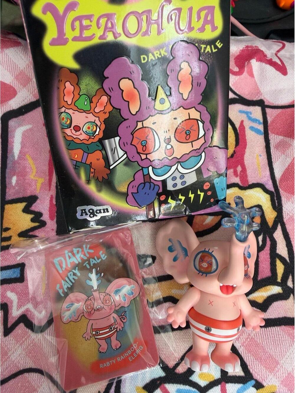 Agan Fairytale - Rabty Rainboo Elepig - With box and card